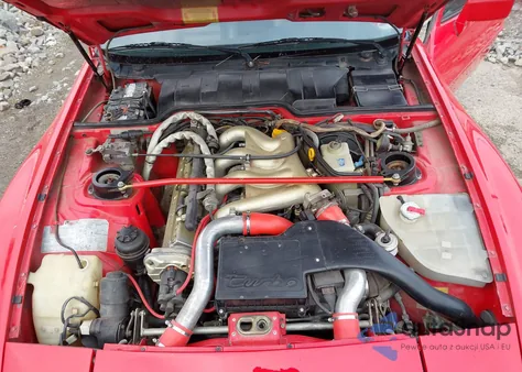 1986 Porsche 944 из США, поврежденный, VIN WP0AA0953GN156076